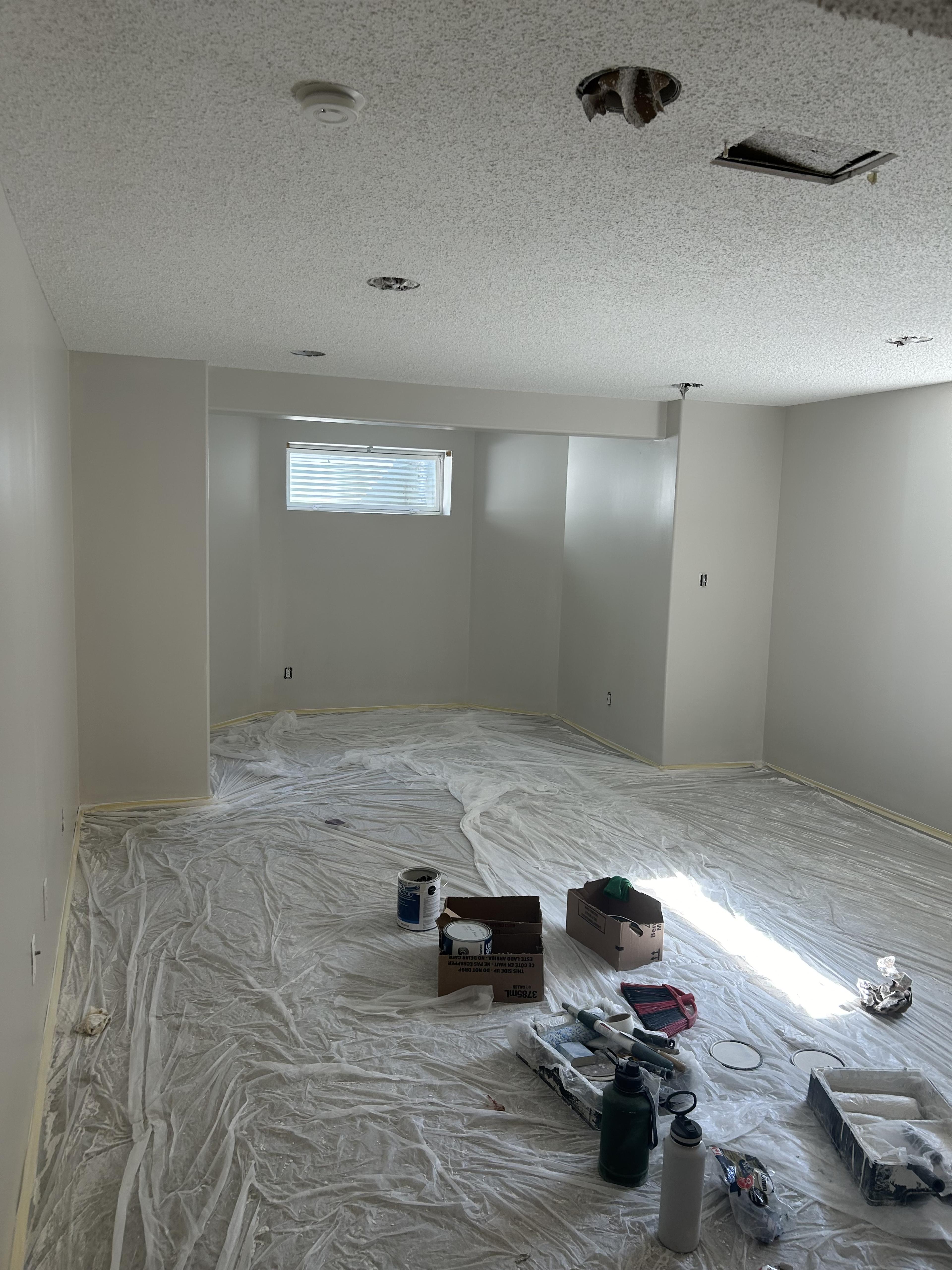 Basement Drywall Installation